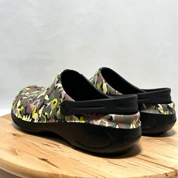 Merrell Encore Service Pro Women's Green Floral Slip On Clogs - Size W9 - Picture 6 of 10